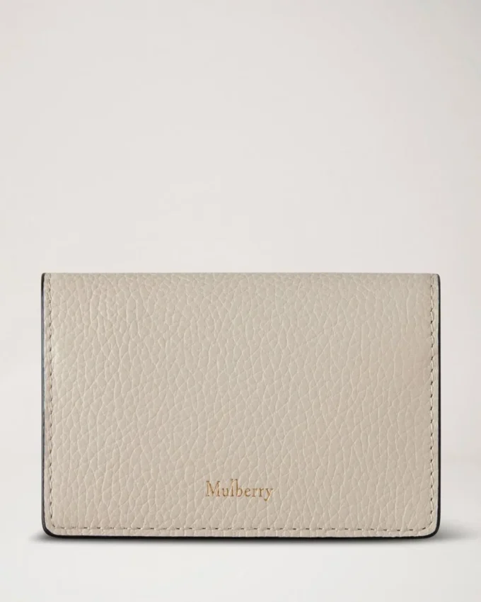 Continental Card Case Chalk Small Classic Grain Continental Card Case Chalk Small Classic Grain