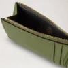 Continental Long Zipped Card Holder Fern Small Classic Grain Continental Long Zipped Card Holder Fern Small Classic Grain