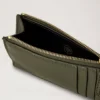 Continental Long Zipped Card Holder Juniper Green Small Classic Grain Continental Long Zipped Card Holder Juniper Green Small Classic Grain
