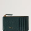 Continental Long Zipped Card Holder Mulberry Green Small Classic Grain Continental Long Zipped Card Holder Mulberry Green Small Classic Grain