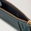 Continental Long Zipped Card Holder Mulberry Green Small Classic Grain Continental Long Zipped Card Holder Mulberry Green Small Classic Grain