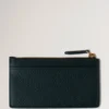 Continental Long Zipped Card Holder Mulberry Green Small Classic Grain Continental Long Zipped Card Holder Mulberry Green Small Classic Grain