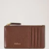 Continental Long Zipped Card Holder Oak Two-Tone Small Classic Grain Continental Long Zipped Card Holder Oak Two-Tone Small Classic Grain