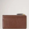 Continental Long Zipped Card Holder Oak Two-Tone Small Classic Grain Continental Long Zipped Card Holder Oak Two-Tone Small Classic Grain