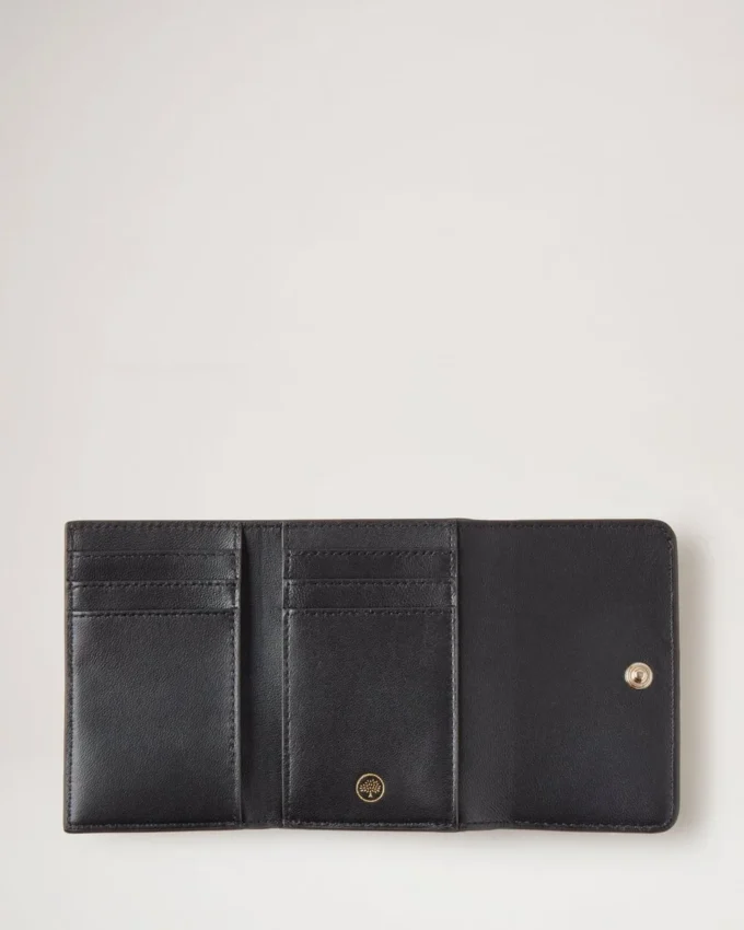 Continental Trifold Chalk Small Classic Grain Women Continental Trifold Chalk Small Classic Grain Women