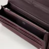 Continental Wallet Black Cherry Small Classic Grain Continental Wallet Black Cherry Small Classic Grain