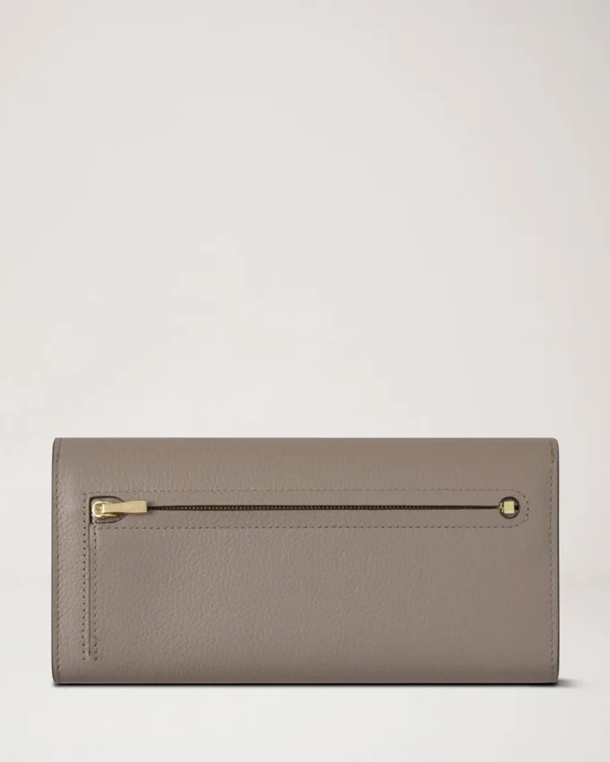 Continental Wallet Cashmere Taupe Small Classic Grain Continental Wallet Cashmere Taupe Small Classic Grain