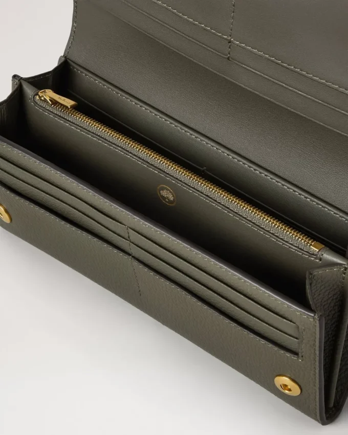 Continental Wallet Juniper Green Small Classic Grain Continental Wallet Juniper Green Small Classic Grain