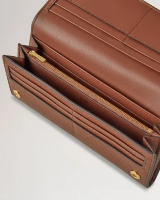 Continental Wallet Oak Small Classic Grain Men