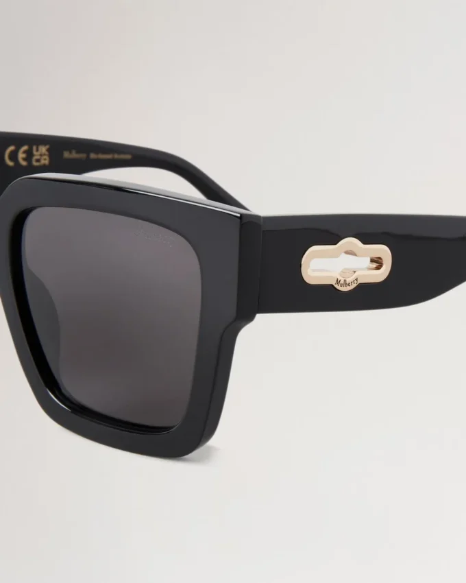 Cora Sunglasses Black Bio Acetate Sunglasses