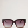 Cora Sunglasses Black Cherry Bio Acetate Sunglasses