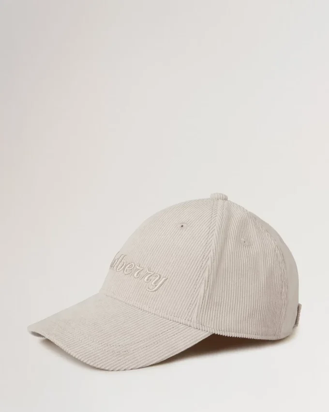 Corduroy Baseball Cap Chalk Cotton Men