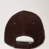 Corduroy Baseball Cap Ebony Cotton Men