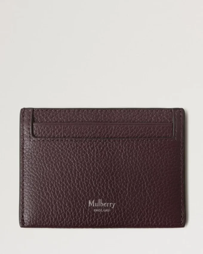 Credit Card Slip Black Cherry Small Classic Grain Credit Card Slip Black Cherry Small Classic Grain