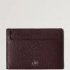 Credit Card Slip Black Cherry Small Classic Grain Credit Card Slip Black Cherry Small Classic Grain