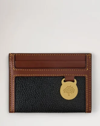 Credit Card Slip Black & Cognac Bio-Based Scotchgrain