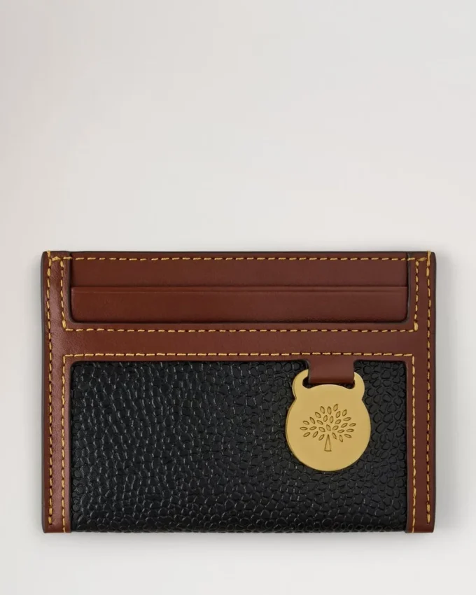 Credit Card Slip Black & Cognac Bio-Based Scotchgrain Credit Card Slip Black & Cognac Bio-Based Scotchgrain