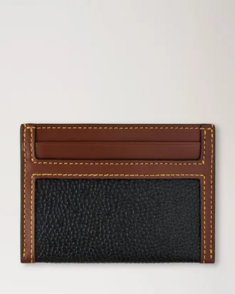 Credit Card Slip Black & Cognac Bio-Based Scotchgrain