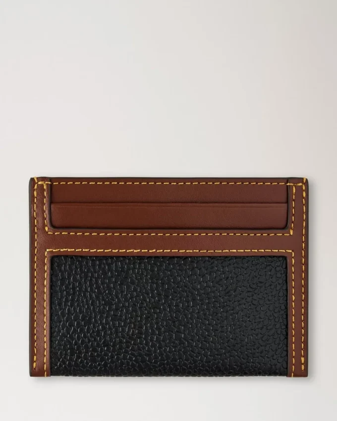 Credit Card Slip Black & Cognac Bio-Based Scotchgrain Credit Card Slip Black & Cognac Bio-Based Scotchgrain