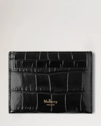 Credit Card Slip Black Shiny Small Croc Gifts