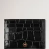 Credit Card Slip Black Shiny Small Croc Gifts Credit Card Slip Black Shiny Small Croc Gifts