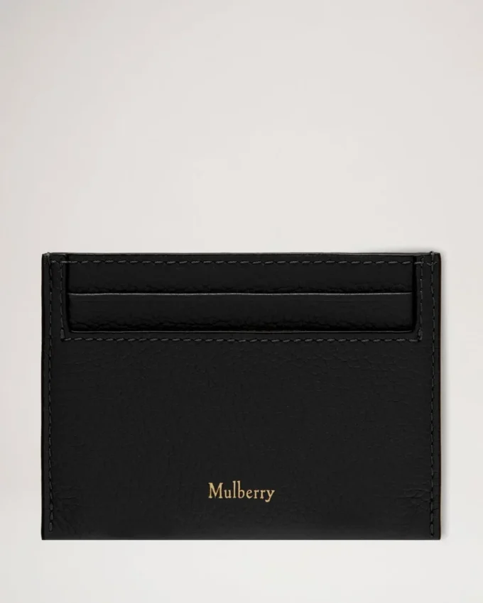 Credit Card Slip Black Small Classic Grain Family Credit Card Slip Black Small Classic Grain Family