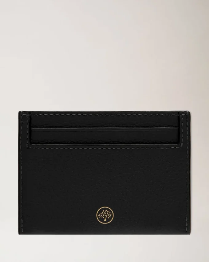 Credit Card Slip Black Small Classic Grain Family Credit Card Slip Black Small Classic Grain Family