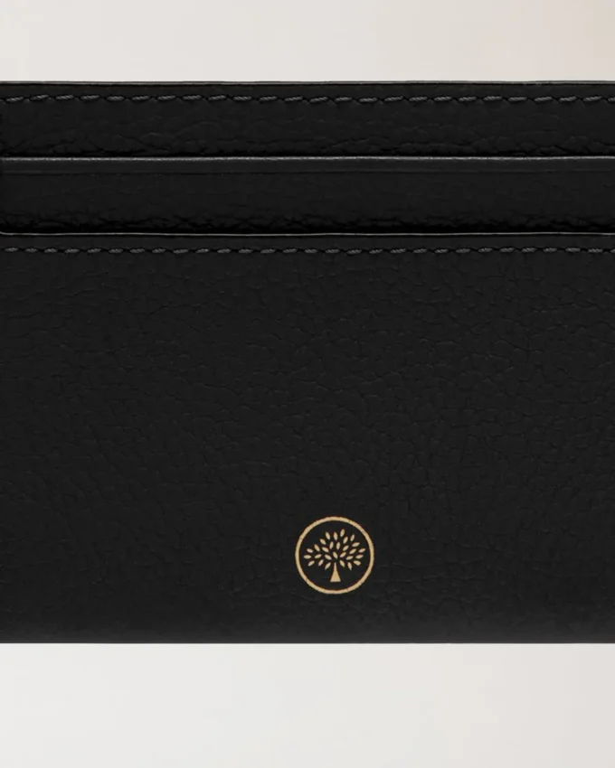 Credit Card Slip Black Small Classic Grain Family Credit Card Slip Black Small Classic Grain Family