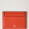 Credit Card Slip Coral Orange Small Classic Grain Credit Card Slip Coral Orange Small Classic Grain