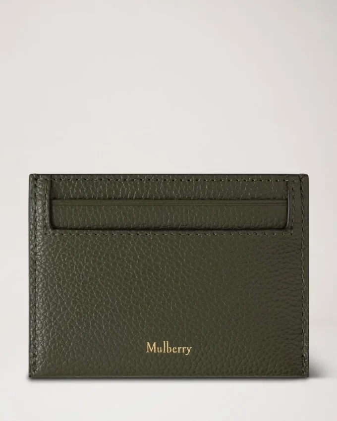 Credit Card Slip Juniper Green Small Classic Grain Credit Card Slip Juniper Green Small Classic Grain
