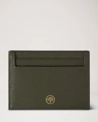 Credit Card Slip Juniper Green Small Classic Grain