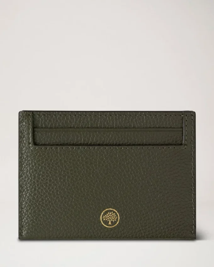 Credit Card Slip Juniper Green Small Classic Grain Credit Card Slip Juniper Green Small Classic Grain
