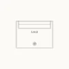 Credit Card Slip Black & Silver Small Classic Grain Credit Card Slip Black & Silver Small Classic Grain
