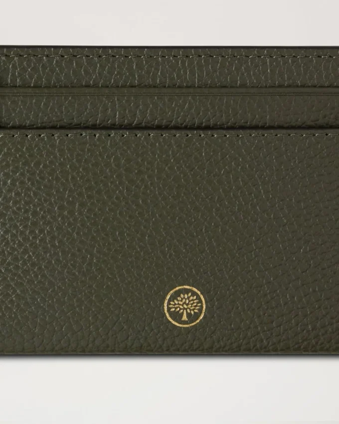 Credit Card Slip Juniper Green Small Classic Grain Credit Card Slip Juniper Green Small Classic Grain