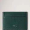 Credit Card Slip Mulberry Green Heavy Grain Women Credit Card Slip Mulberry Green Heavy Grain Women