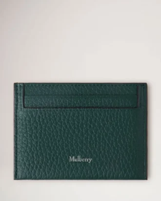 Credit Card Slip Mulberry Green Heavy Grain Women
