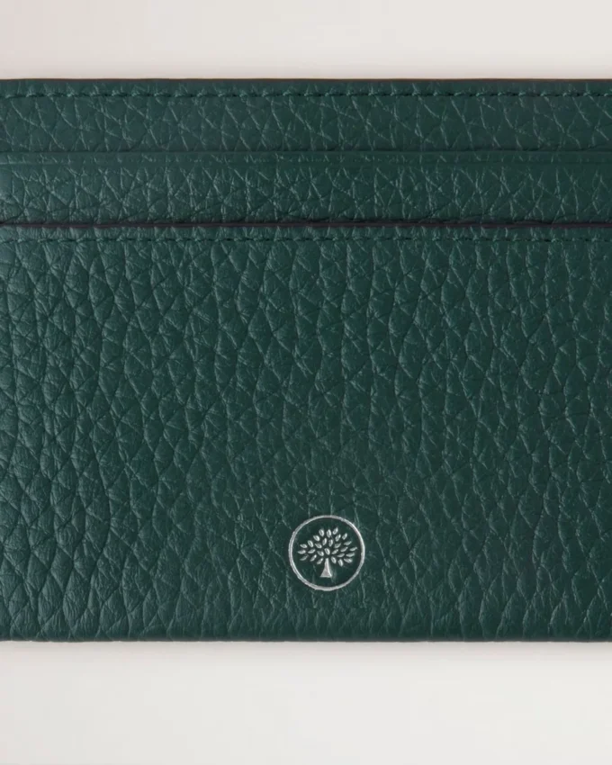 Credit Card Slip Mulberry Green Heavy Grain Women Credit Card Slip Mulberry Green Heavy Grain Women