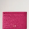 Credit Card Slip Mulberry Pink Heavy Grain Women Credit Card Slip Mulberry Pink Heavy Grain Women