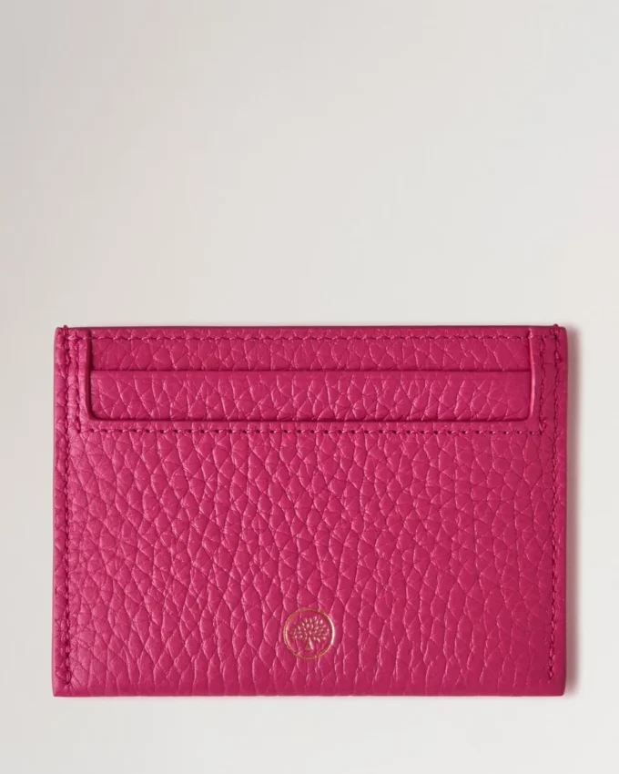 Credit Card Slip Mulberry Pink Heavy Grain Women Credit Card Slip Mulberry Pink Heavy Grain Women
