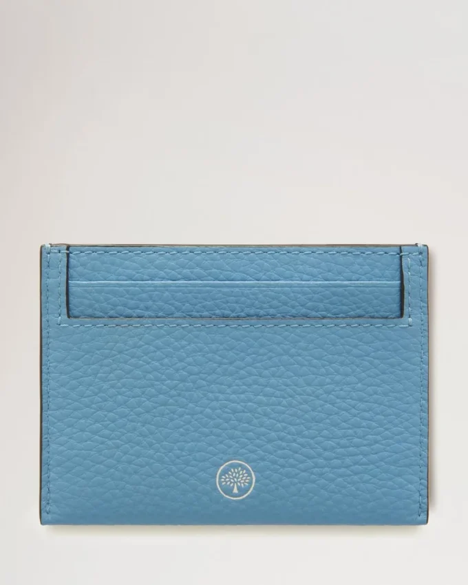 Credit Card Slip Pale Slate Small Classic Grain Credit Card Slip Pale Slate Small Classic Grain
