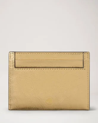 Credit Card Slip Somerset Gold Grainy Metallic Women