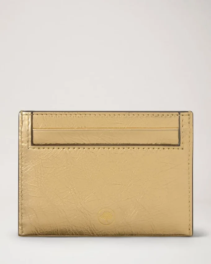 Credit Card Slip Somerset Gold Grainy Metallic Women Credit Card Slip Somerset Gold Grainy Metallic Women