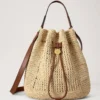 Crochet Bucket Natural Crochet Raffia Summer Edit