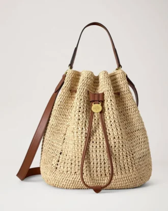 Crochet Bucket Natural Crochet Raffia Summer Edit