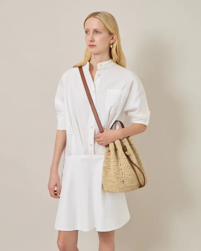 Crochet Bucket Natural Crochet Raffia Summer Edit