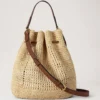 Crochet Bucket Natural Crochet Raffia Summer Edit