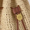Crochet Bucket Natural Crochet Raffia Summer Edit