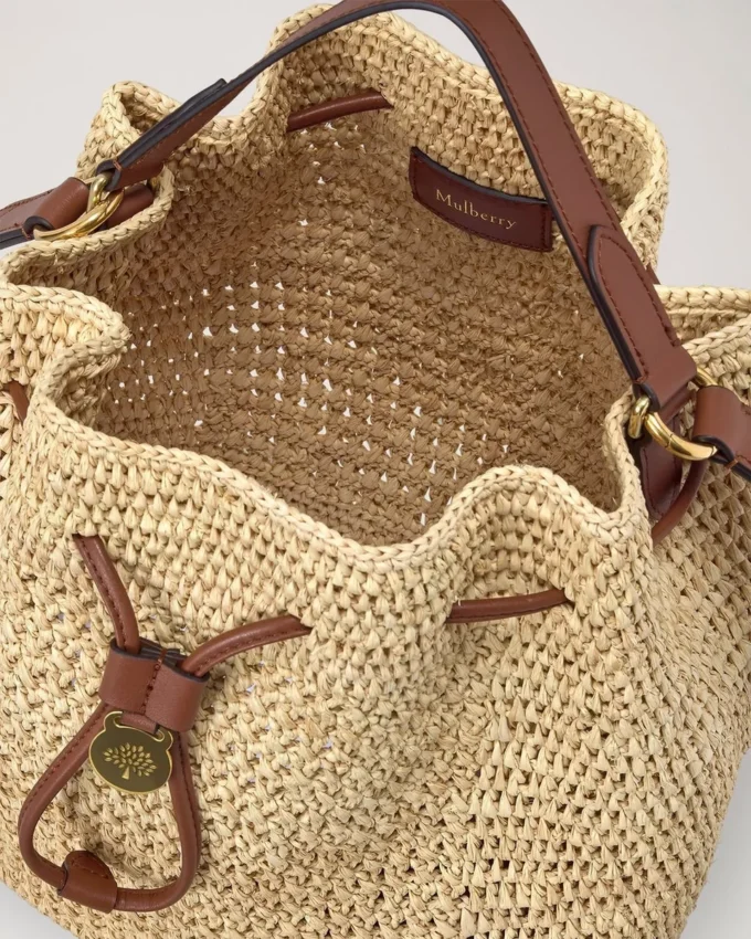 Crochet Bucket Natural Crochet Raffia Summer Edit