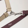 Crossbody Dog Leash Dune & Oxblood Small Classic Grain Crossbody Dog Leash Dune & Oxblood Small Classic Grain