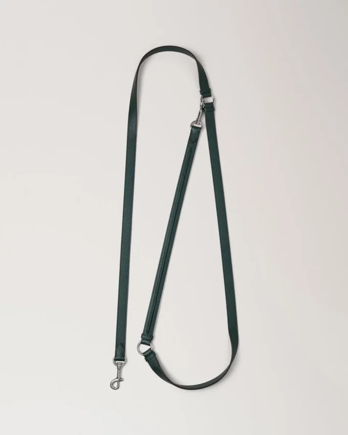 Crossbody Dog Leash Mulberry Green Small Classic Grain Crossbody Dog Leash Mulberry Green Small Classic Grain